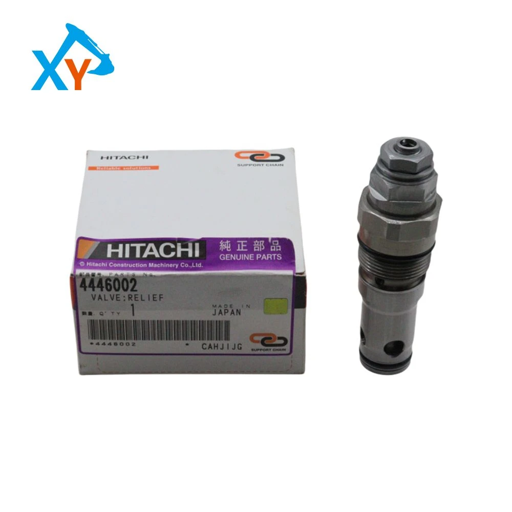 4446002 Hitachi genuine overflow valve for Hitachi ZX240-3 excavators.
