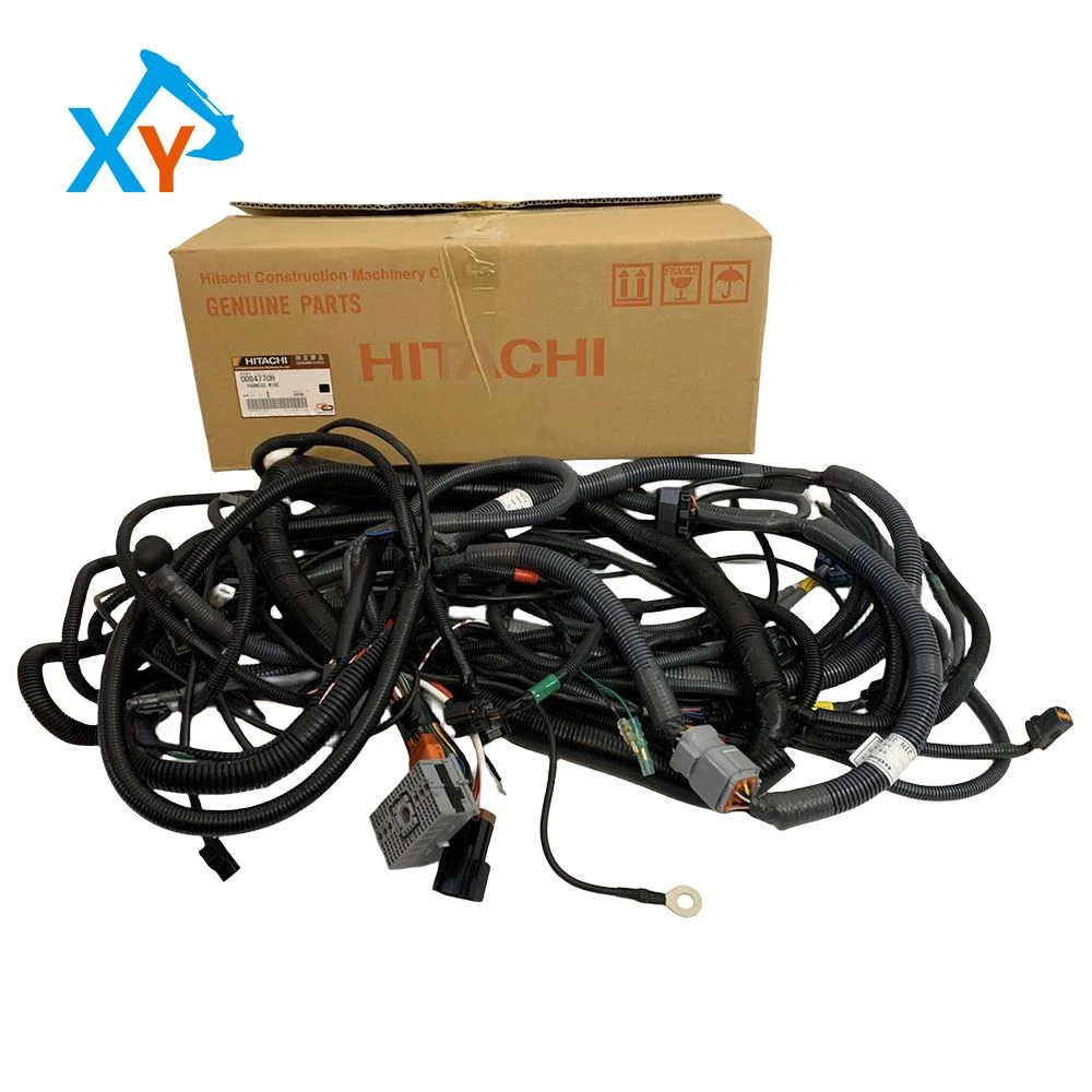 0004770 Genuine Hitachi external wiring harness for Hitachi ZX120 excavator.