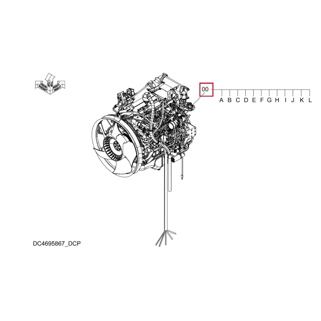 YA00049477&nbsp;engine assembly