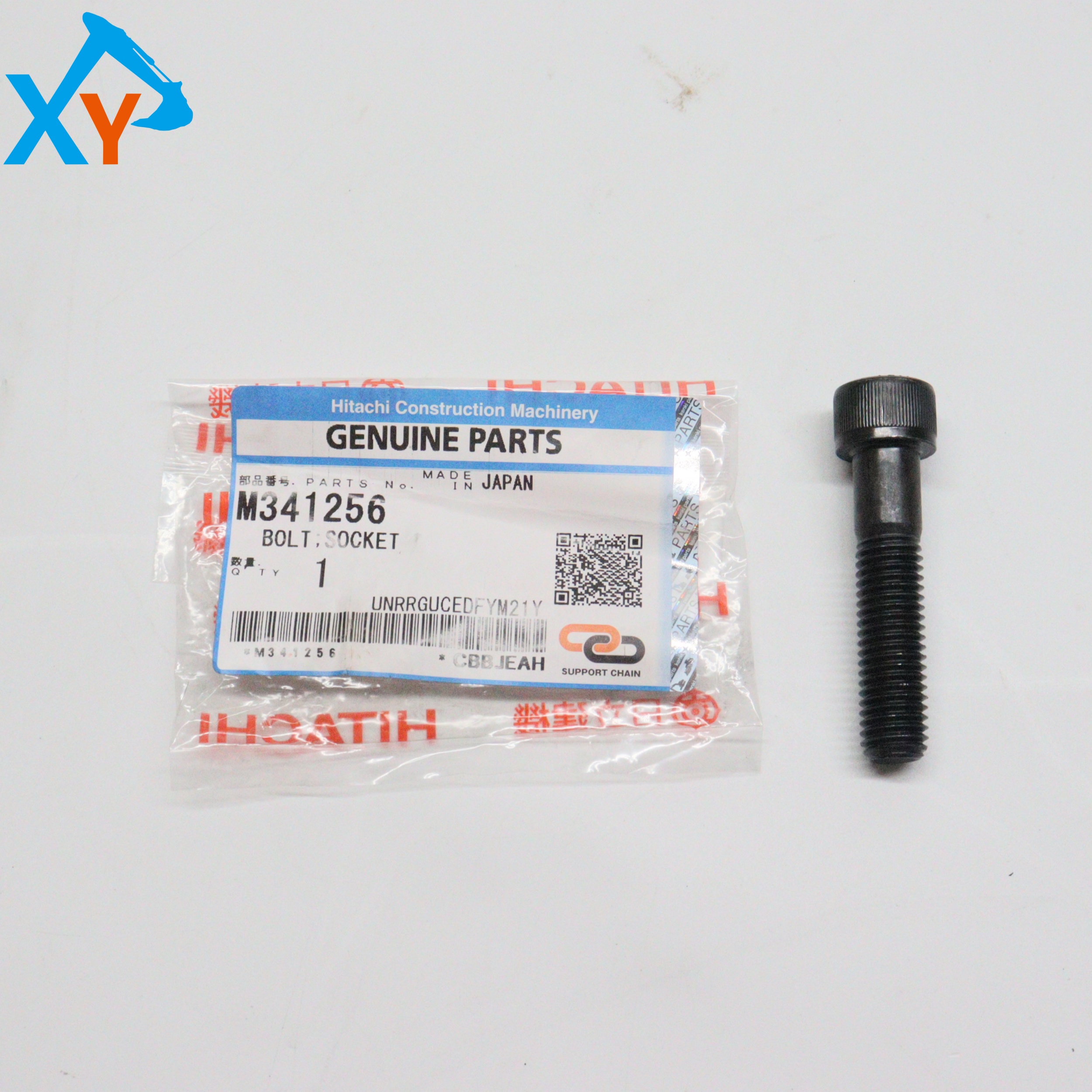 M341256 Original Excavator Parts Socket Bolt for Hitachi