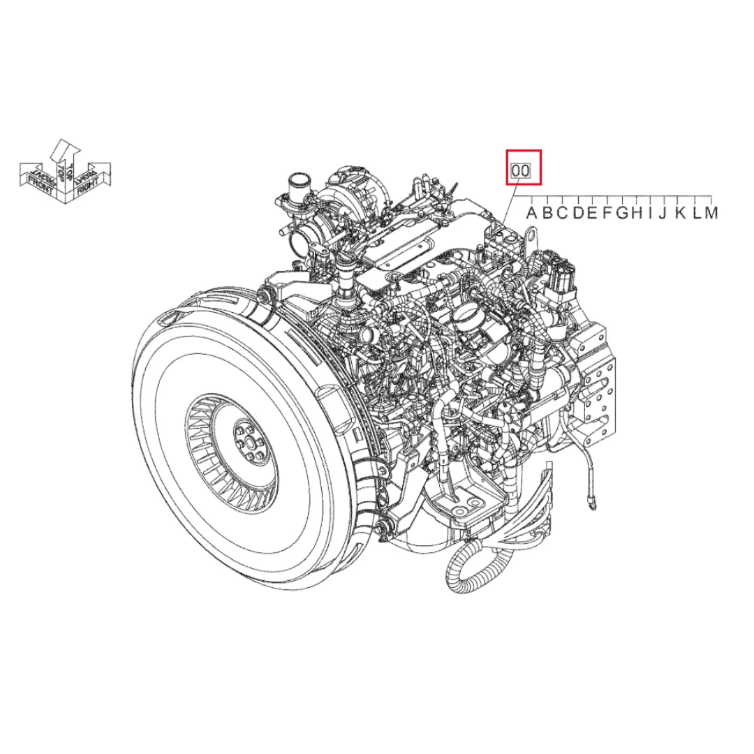 YA00090634 Excavator 4JJ1 Engine Assembly Engine for ZX130-6A