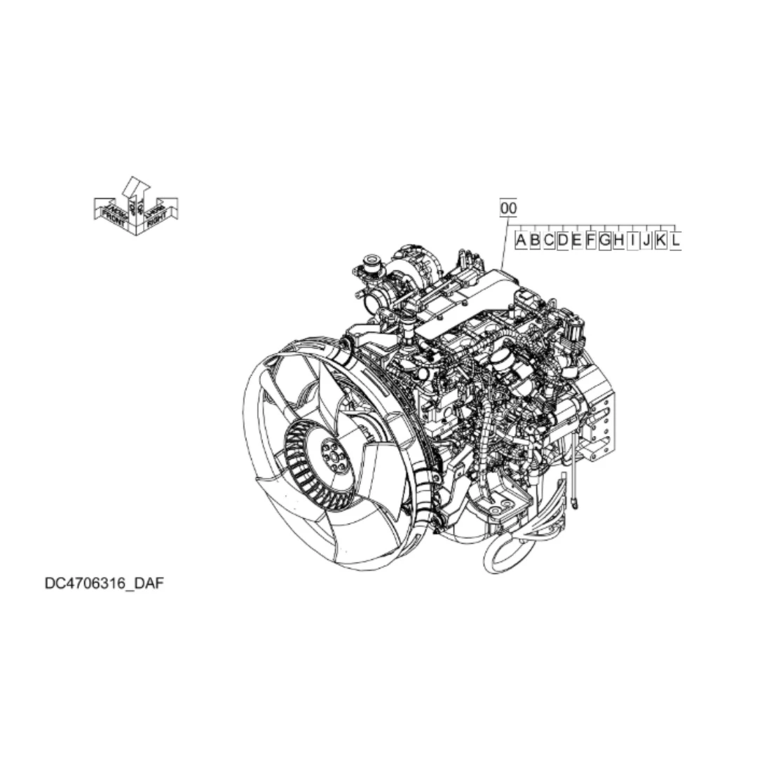 YA00049481 Original 4JJ1 engine assembly for excavator ZX130-5B