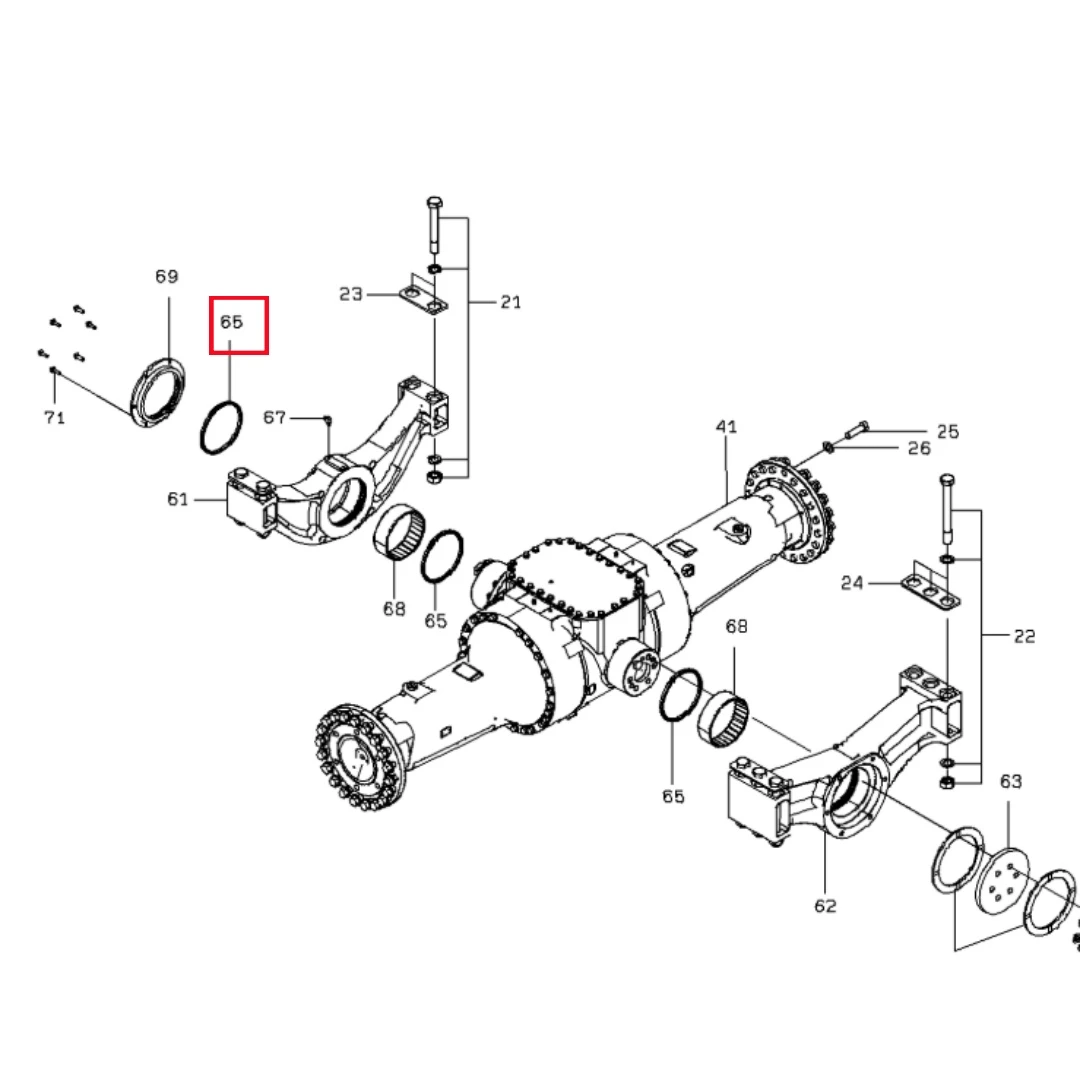 3960060450 Loader Sealing Ring for ZW310-5A