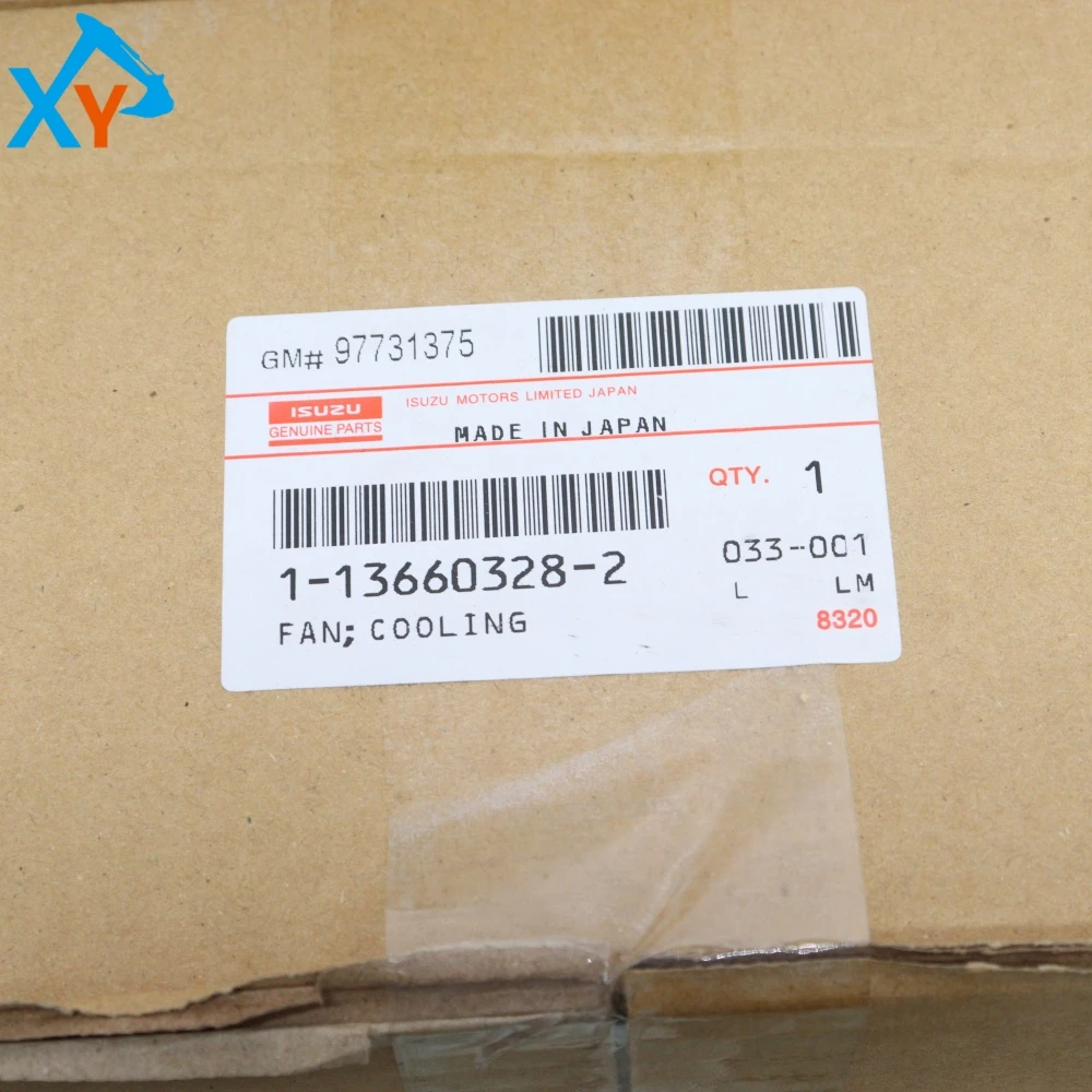 1136603282 Original Excavator ISUZU ENGINE Fan for Hitachi