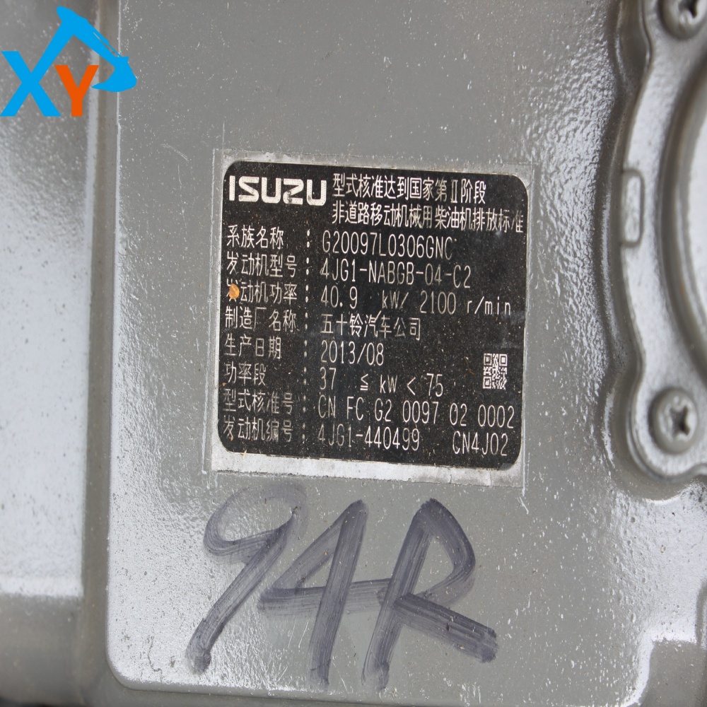 4444166 Original 4JG1 engine assembly for excavator ZX70
