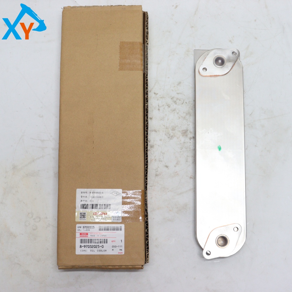 8970320250 Original Excavator Oil Cooler for ISUZU 4BG1 ENGINE