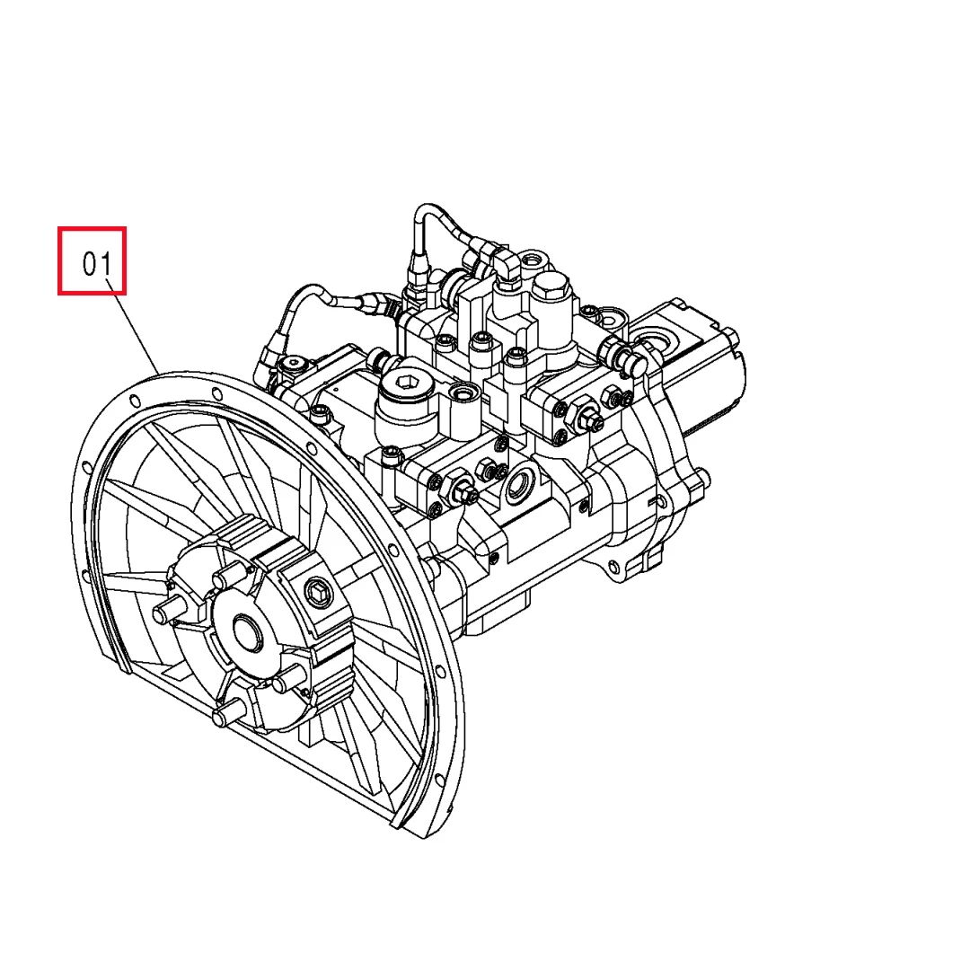 9197338 Original Excavator Swing Motor for ZX120