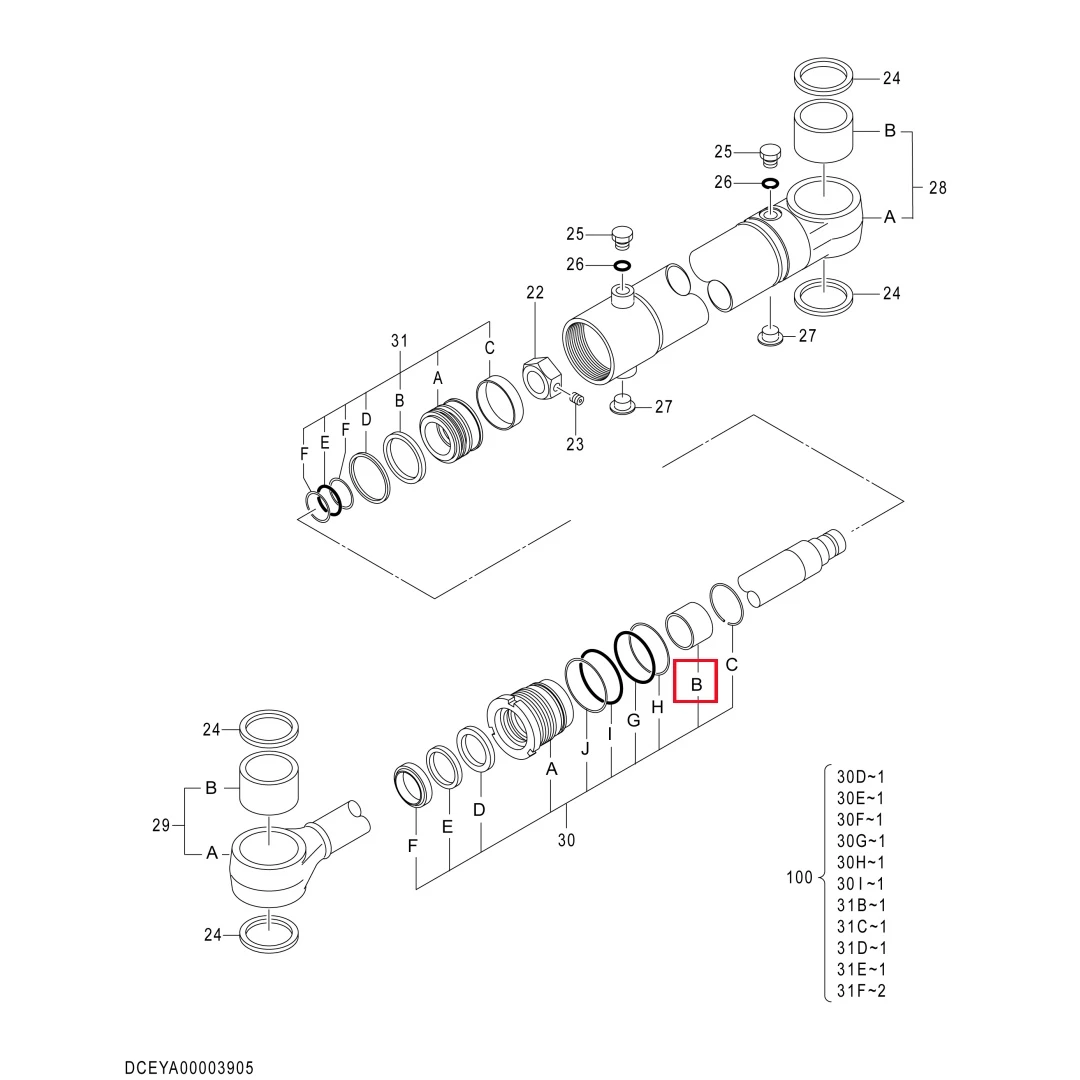 XB00003296 Loader Bushing for ZW220-6