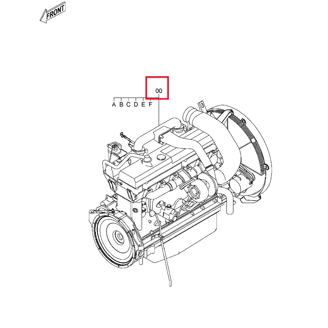 4426383 Original Excavator 6WG1 Engine Assembly for Hitachi