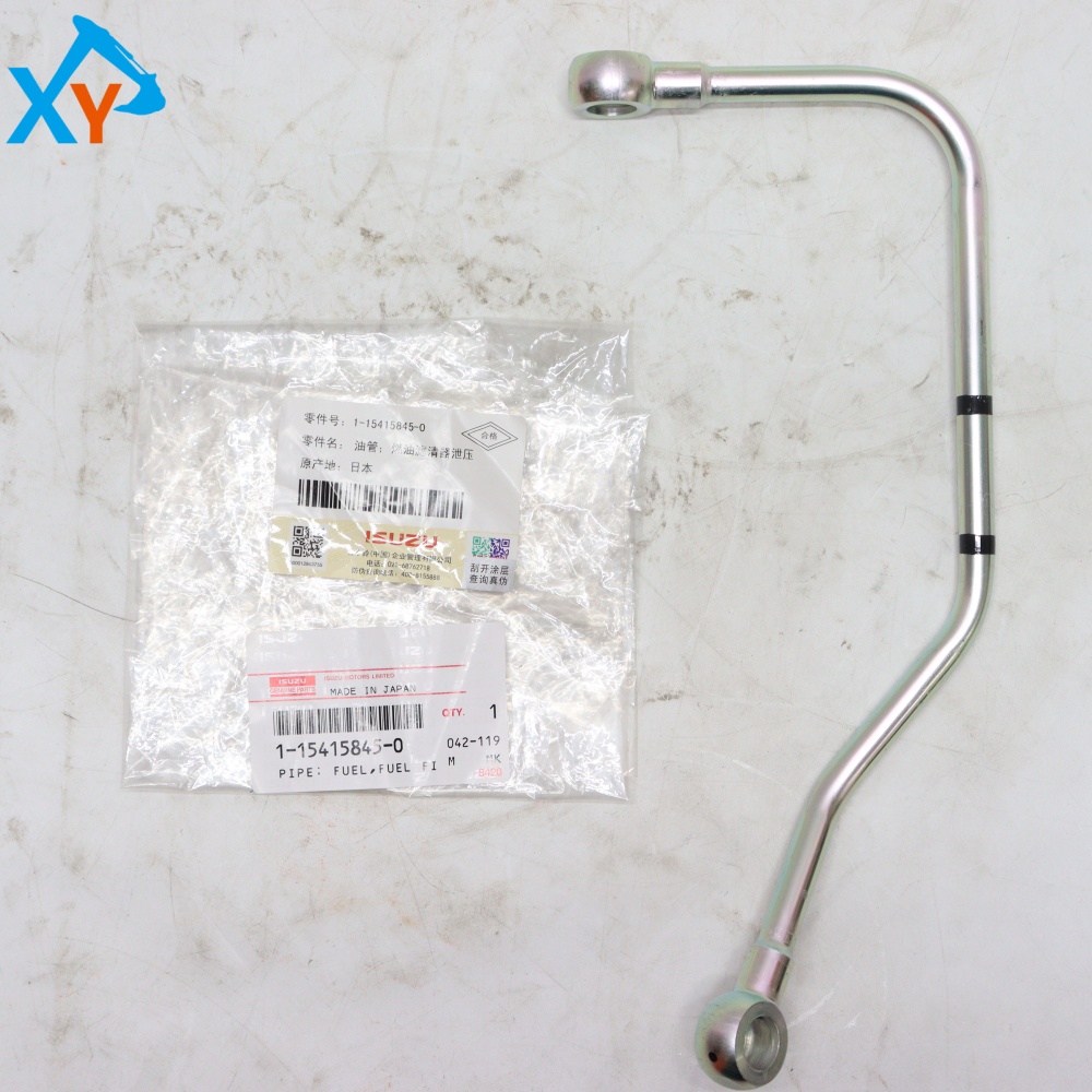 1154158450 Original Excavator Fuel Pipe for ISUZU 6BG1 ENGINE
