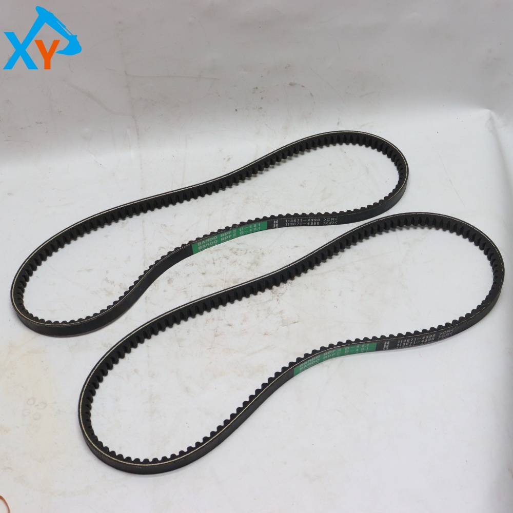 1136714430 Original Excavator Fan Belt for ISUZU Engine 6BG1