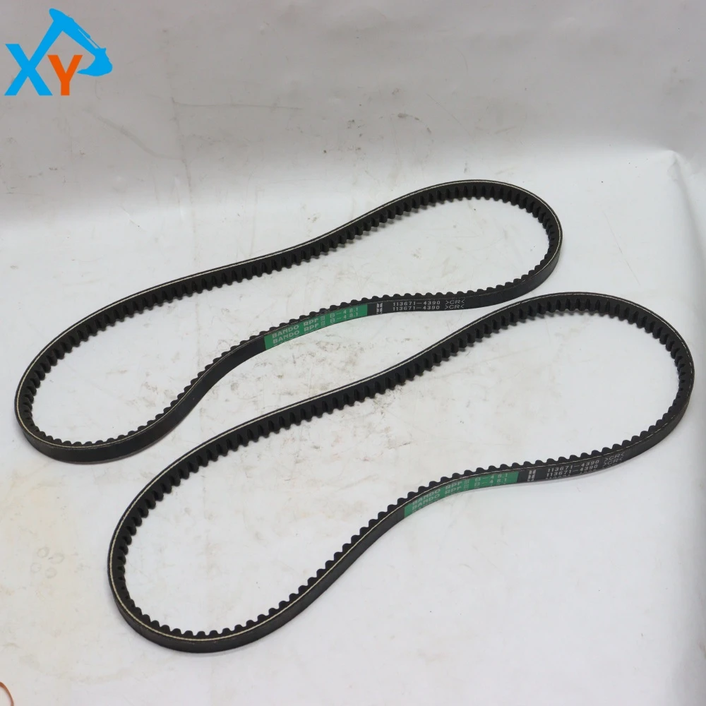1136714430 Original Excavator Fan Belt for ISUZU Engine 6BG1