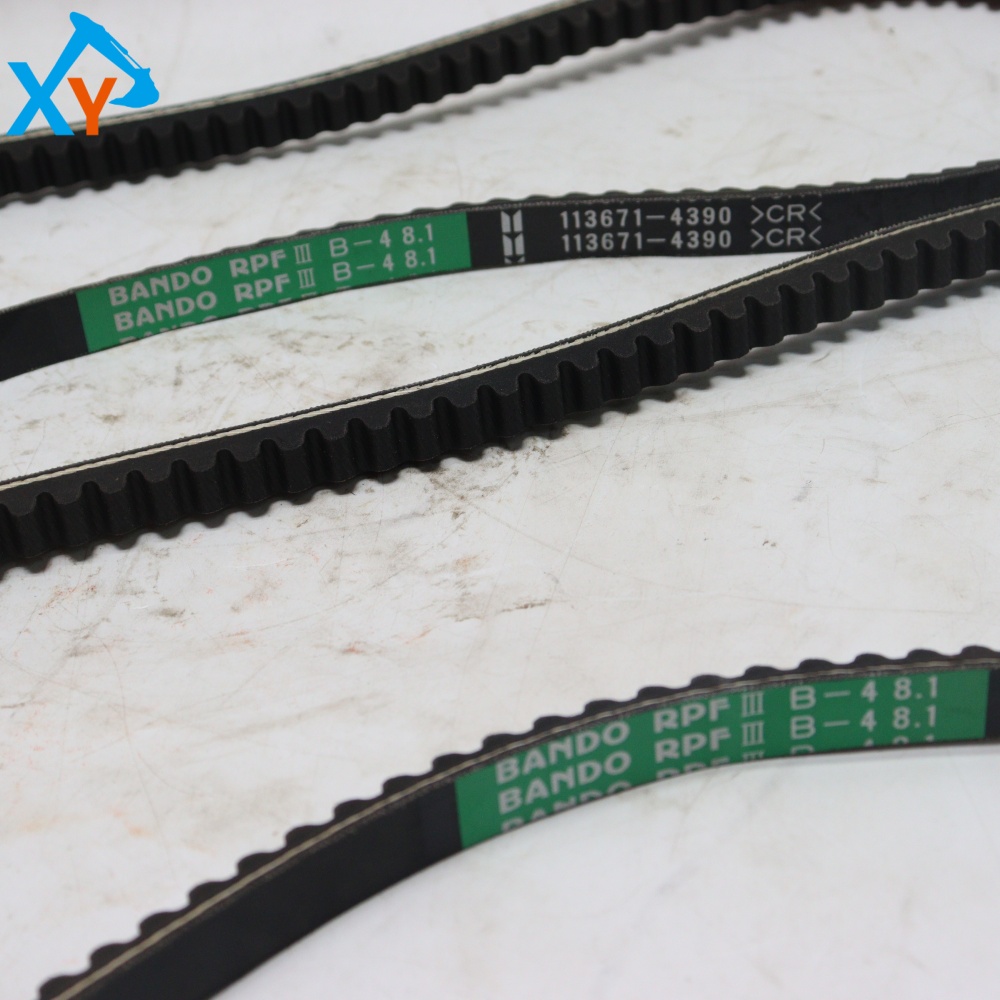 1136714430 Original Excavator Fan Belt for ISUZU Engine 6BG1