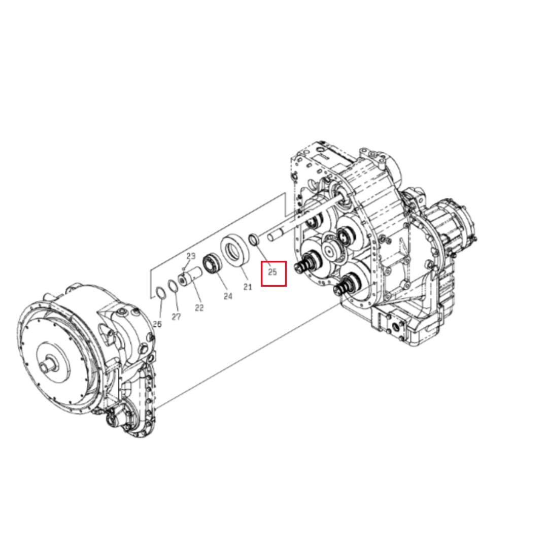 3112303 Original Loader Spacer for Hitachi ZW220
