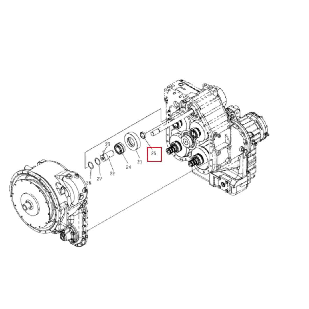 3112303 Original Loader Spacer for Hitachi ZW220