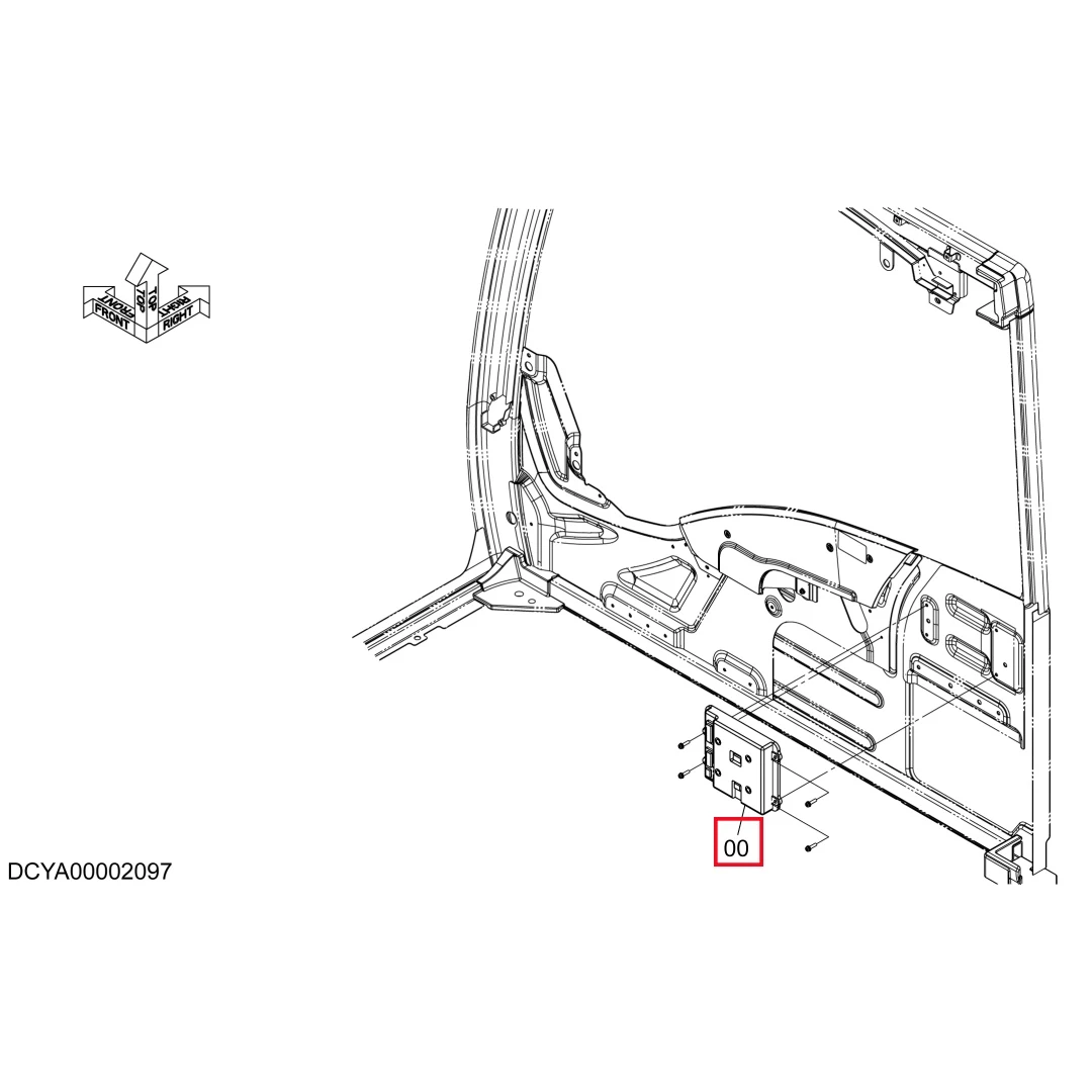 YA00002098 Excavator Controller UNIT for ZX200-5G