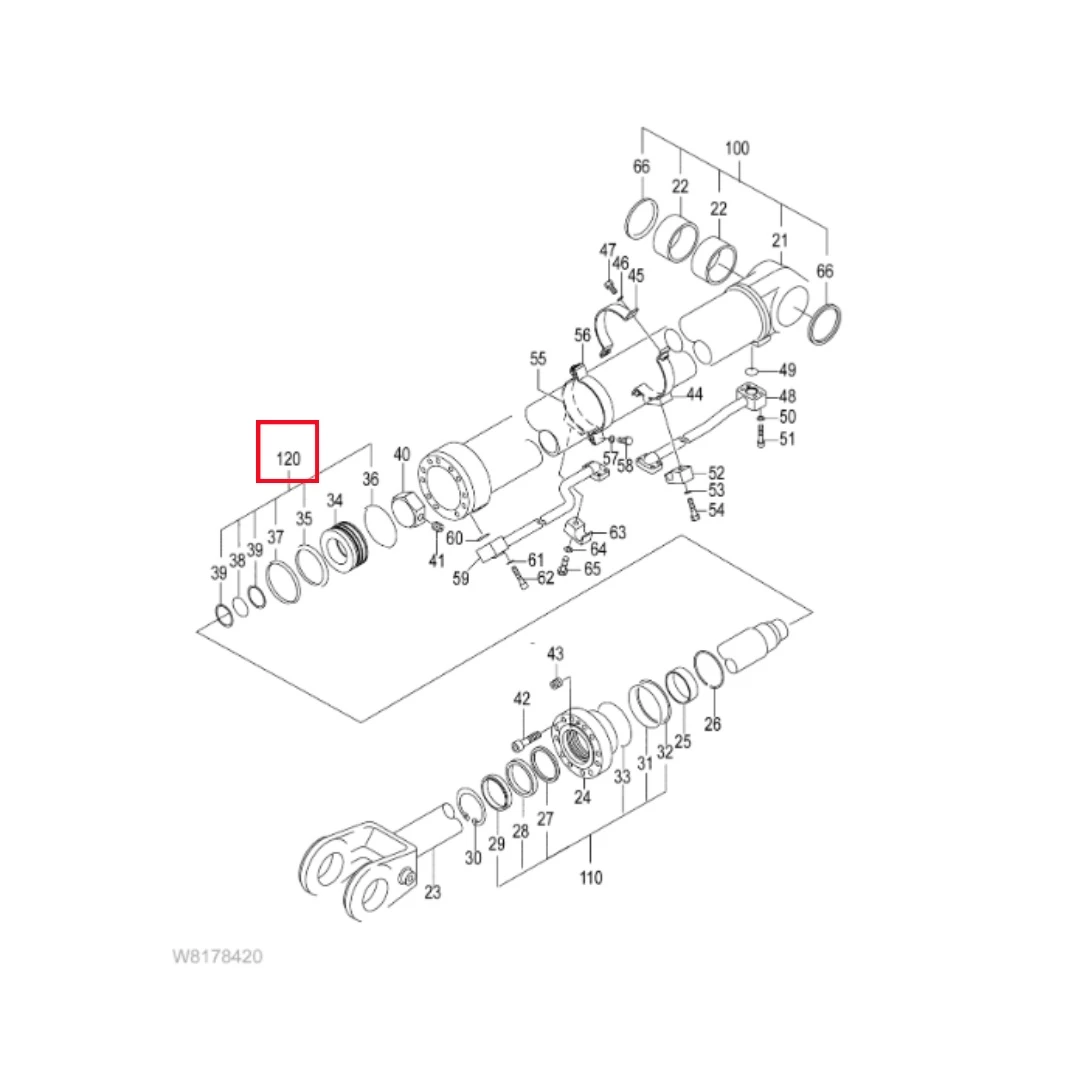 4932775020 Loader Seal Kit for ZW310-6