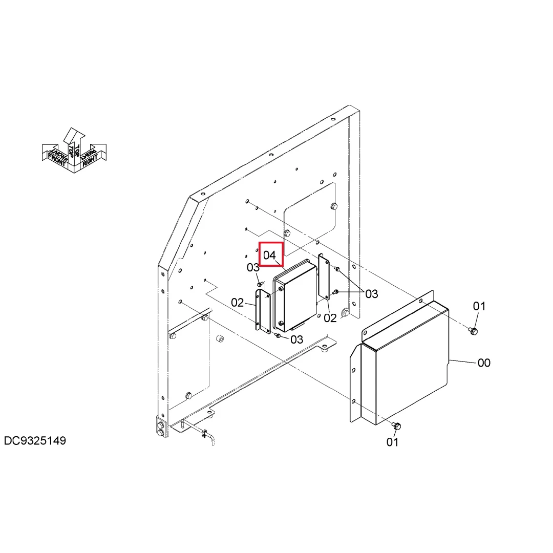 YA00004267 Excavator Engine Controller for ZX200-5G