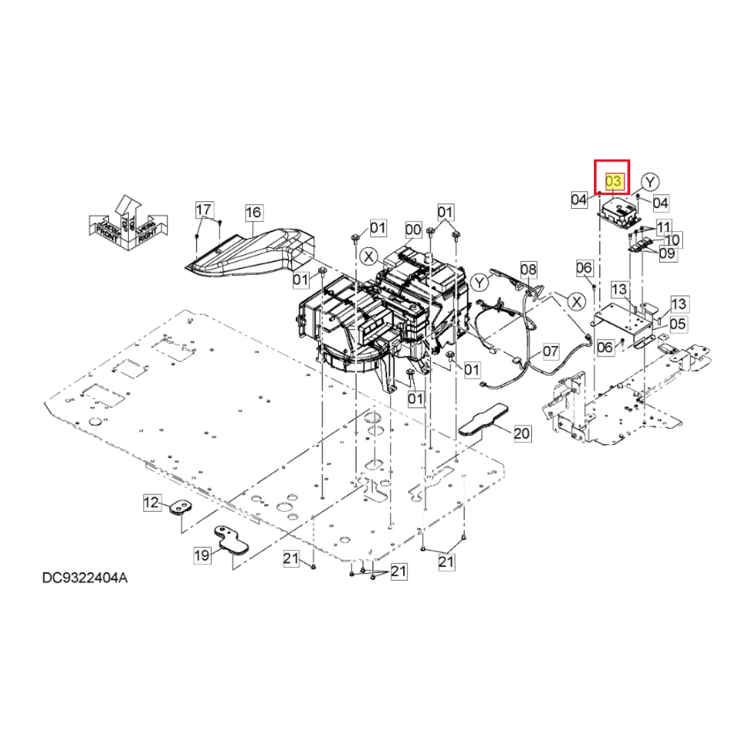 4721890 Excavator Air Conditioning Controller for ZX130-5G