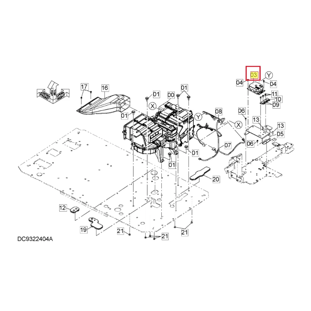 4721890 Excavator Air Conditioning Controller for ZX130-5G