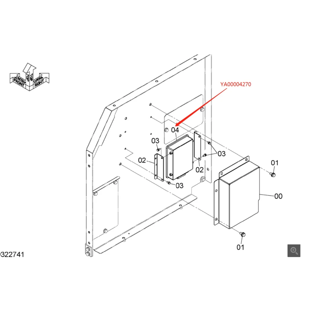 YA00004270 Original Excavator Control Unit for Hitachi ZX330-5G