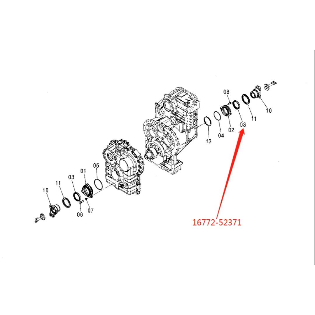 1677252371 Original Loader Oil Seal for ZW150