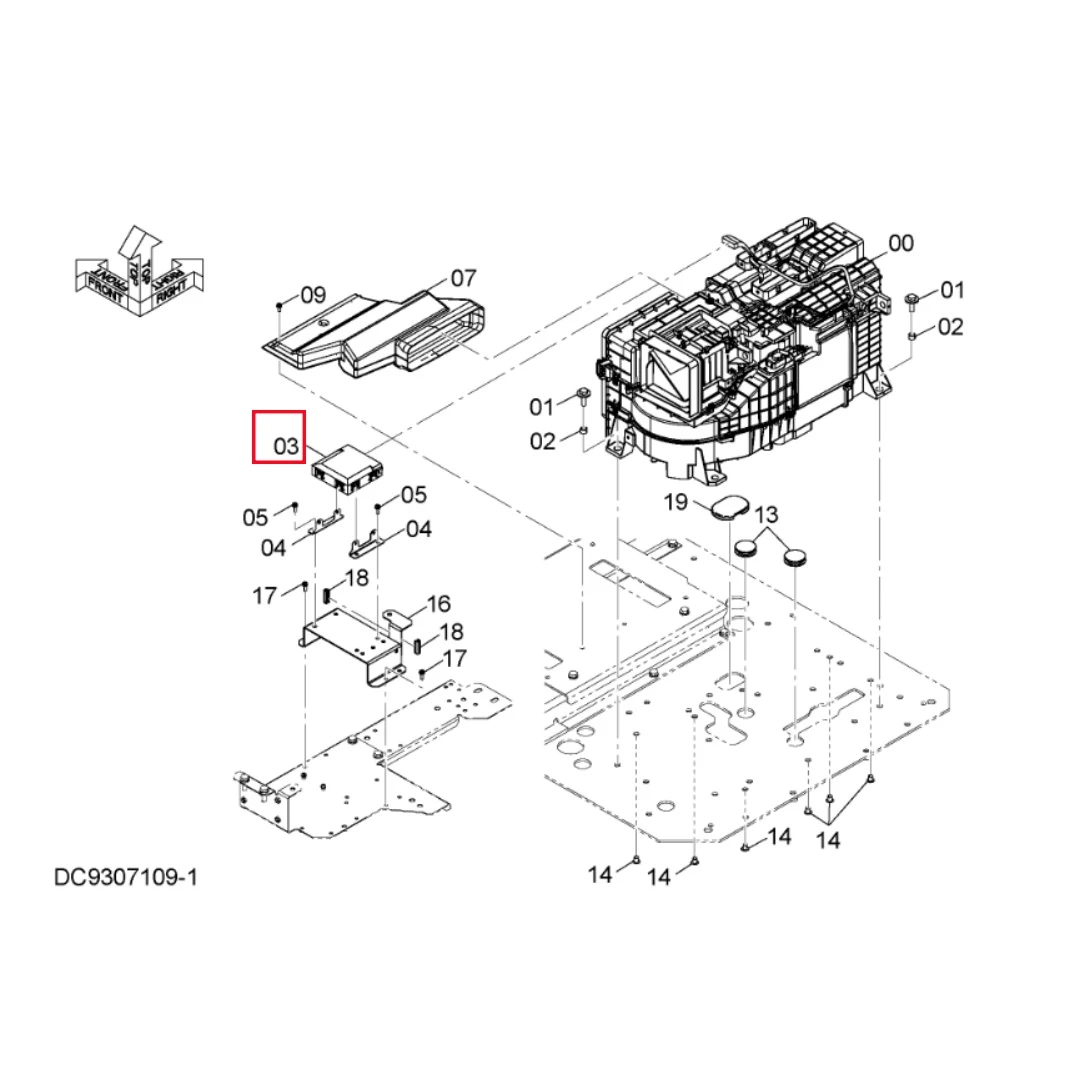 YA00048010 Excavator Controller for ZX200-5A