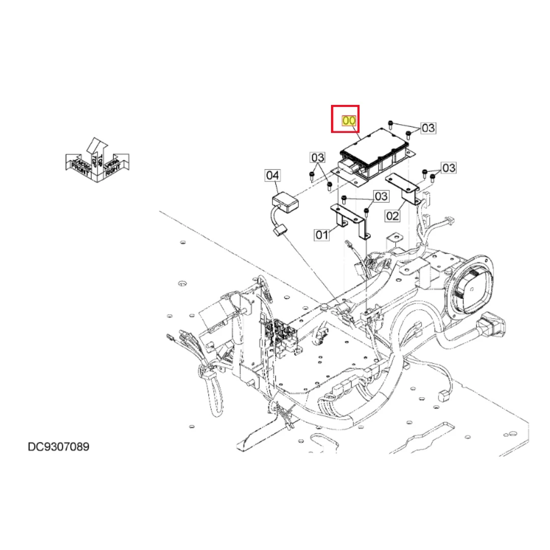 YA60041523 Original Excavator Control Unit for ZX330-5G