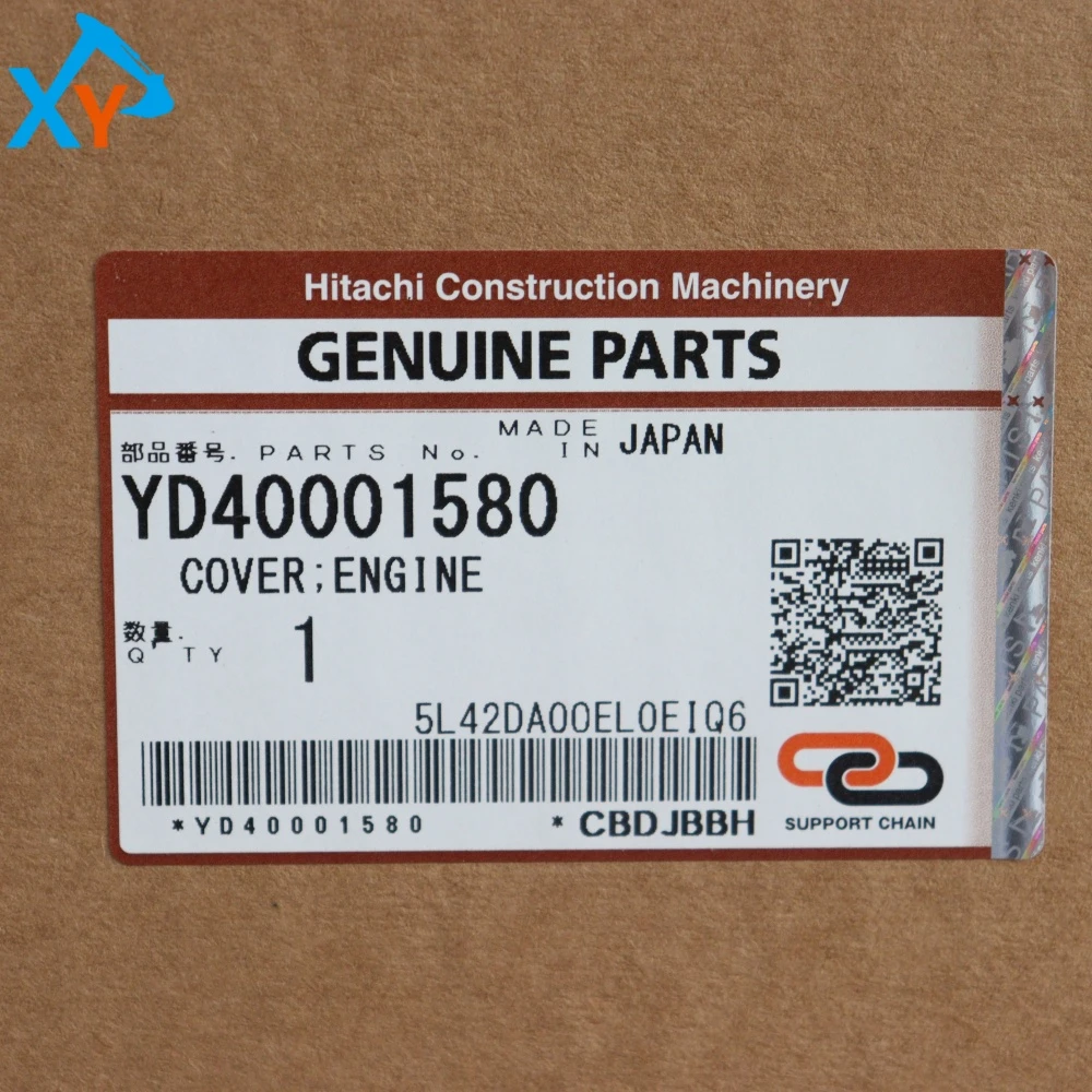 YD40001580 Original Excavator Engine Cover for Hitachi ZX75US-5B