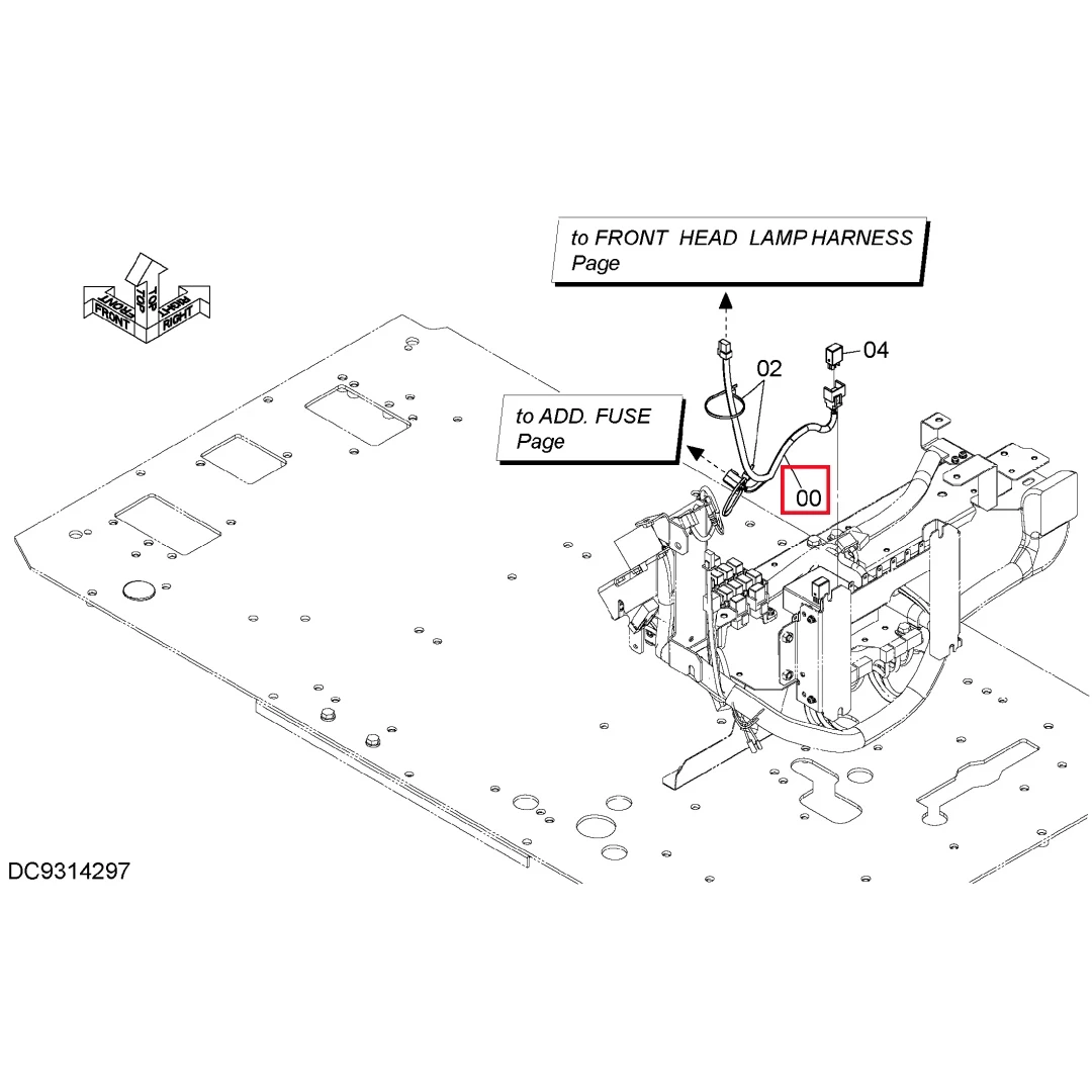 4680516 Original Excavator Wire Harness for ZX200-5A