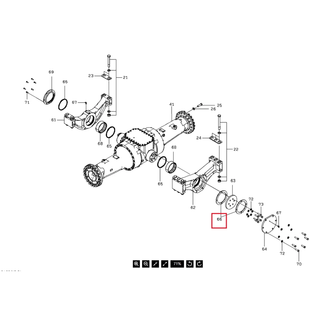 4717120330 Loader Wear Ring for ZW310-6