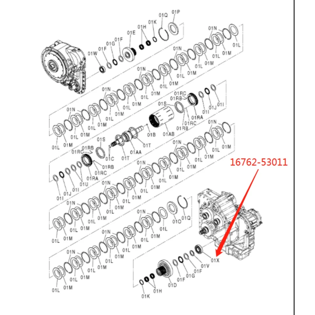 3112457 Original Excavator Bearing for ZW220