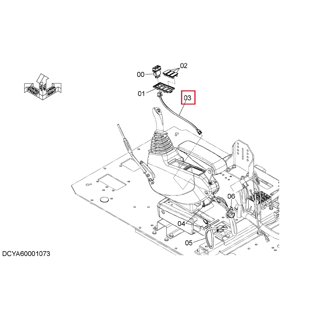 4730755 Excavator Wire Harness for ZX470-5G