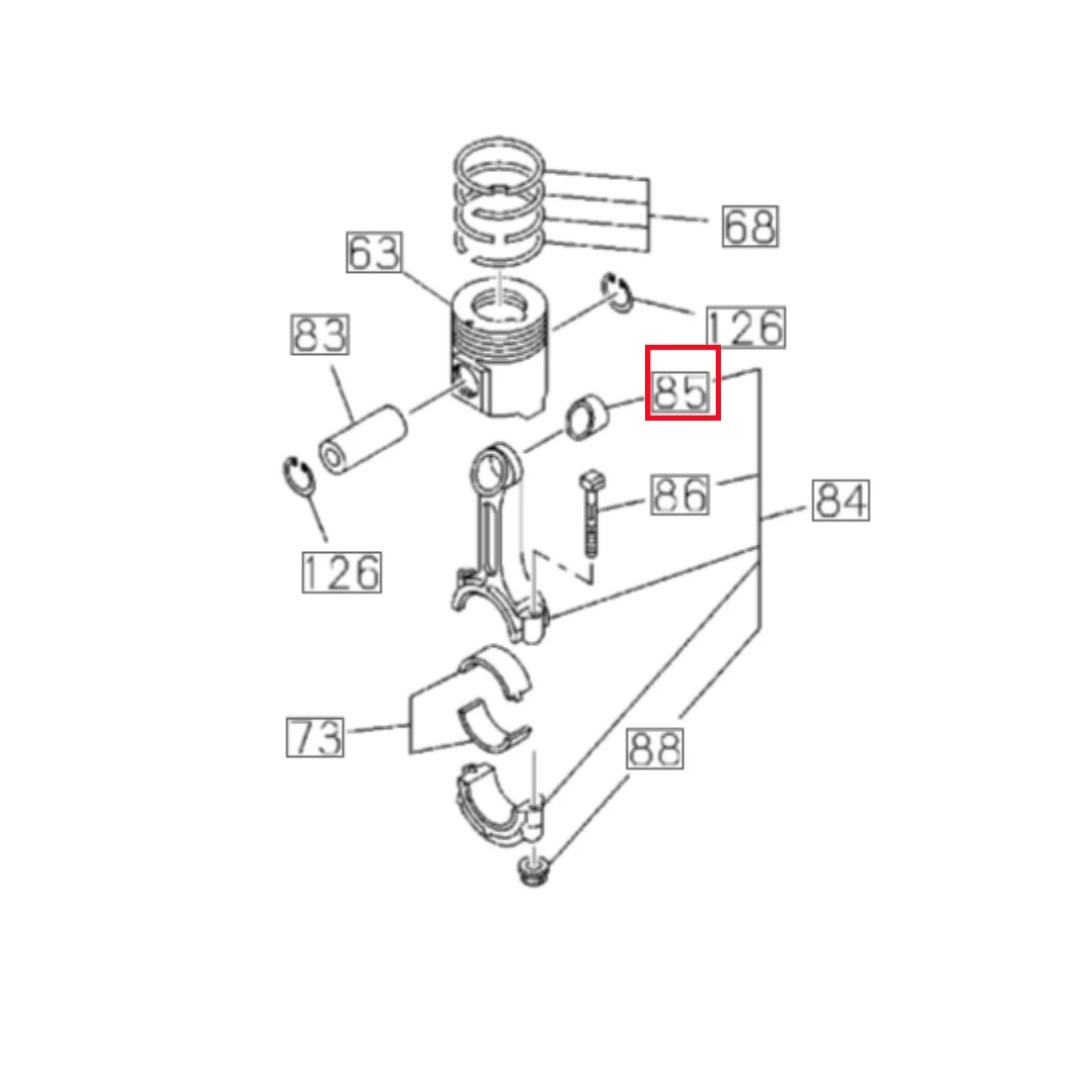 8981159591 Original ISUZU Connecting Rod Bushing for Engine 6WG1 ﻿