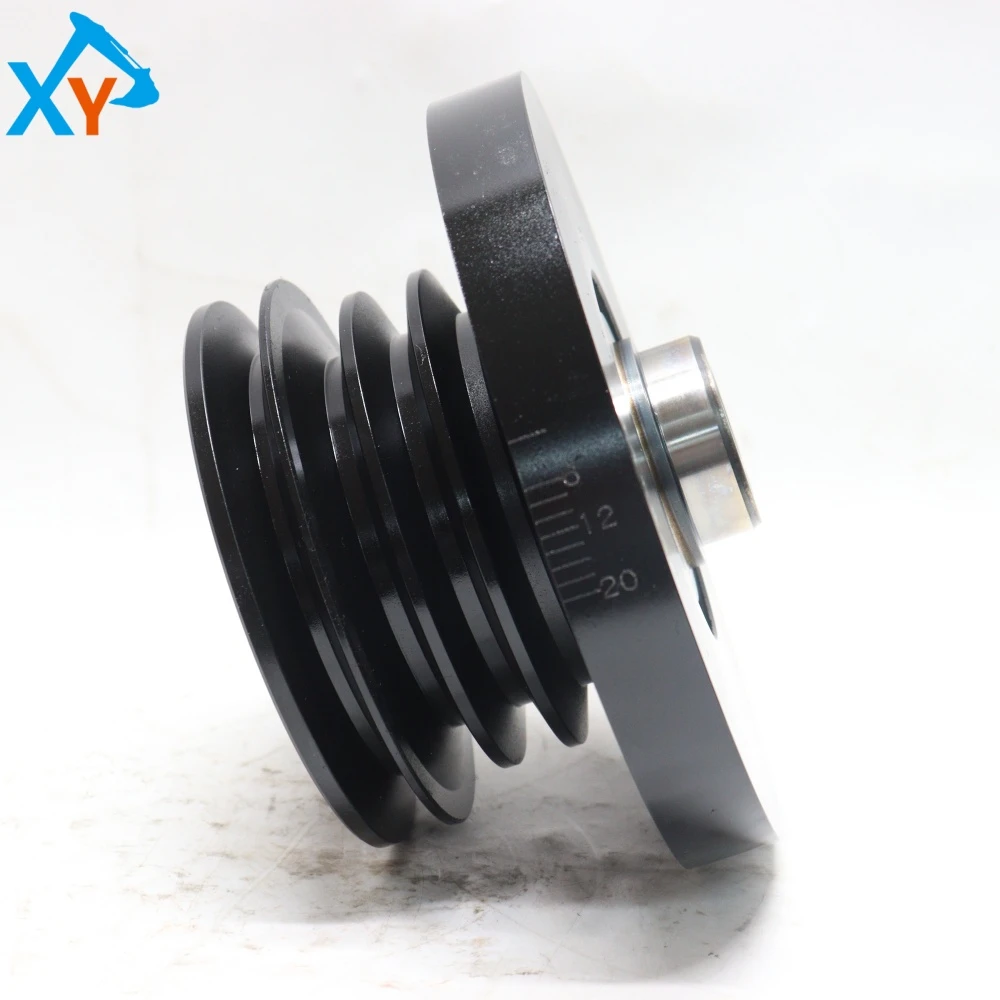 1123714700 Original Excavator Parts Crankshaft Pulley for ISUZU Engine 6BG1 ﻿