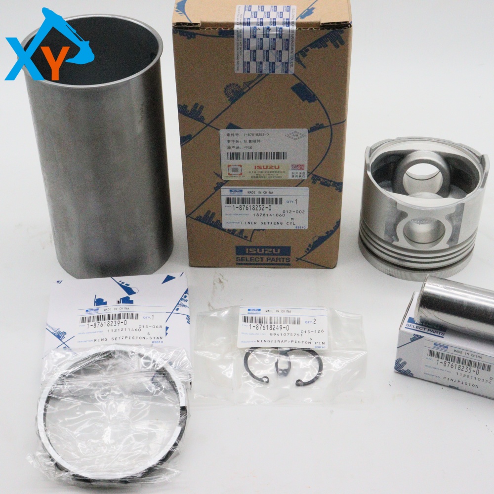 1878141060 Diesel Engine Parts 6BG1 4BG1 Liner Kit Piston Cylinder Liner Ring