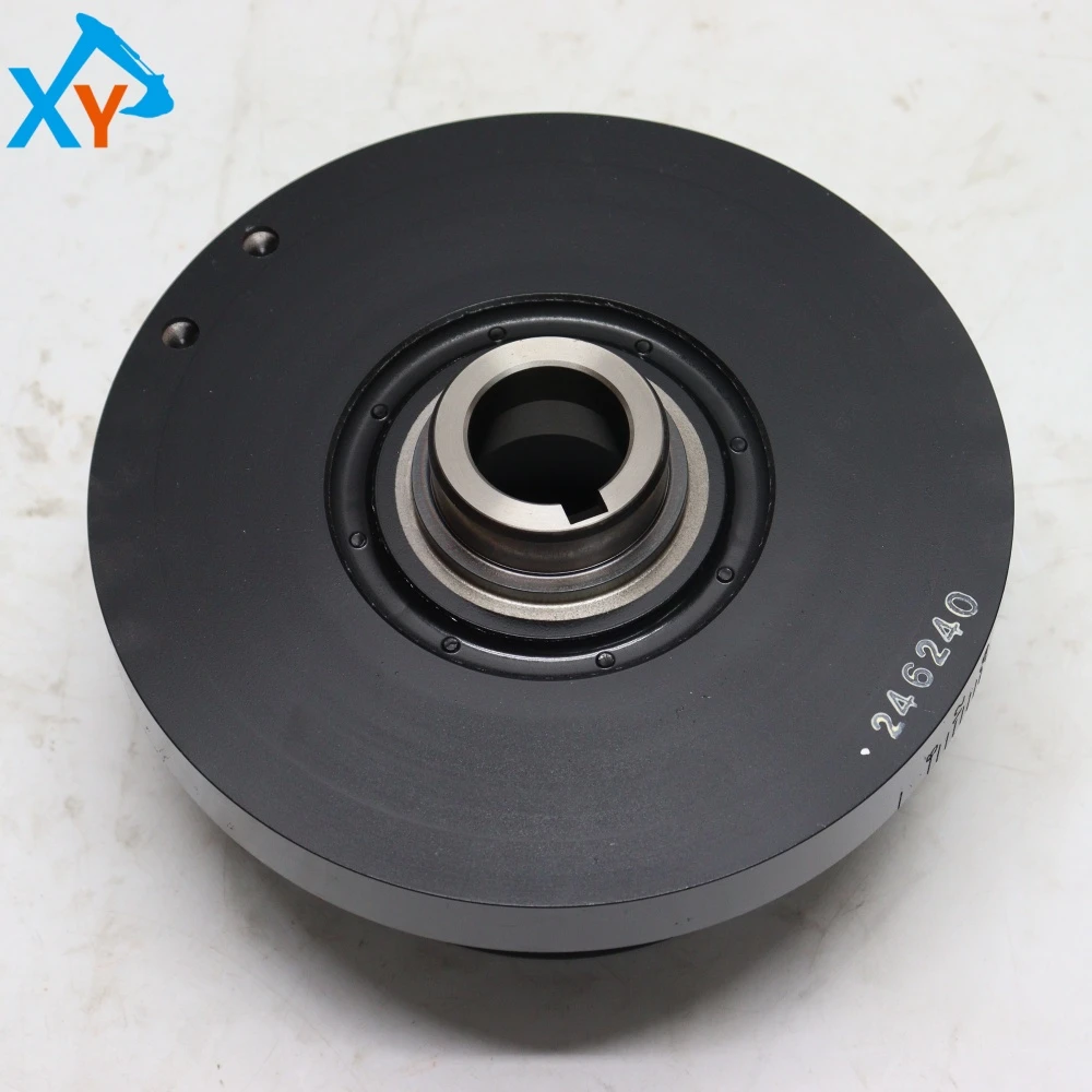 1123714700 Original Excavator Parts Crankshaft Pulley for ISUZU Engine 6BG1 ﻿