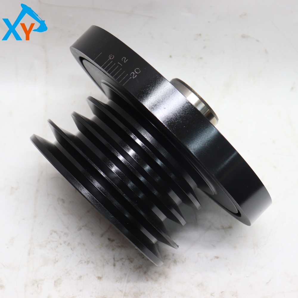 1123714700 Original Excavator Parts Crankshaft Pulley for ISUZU Engine 6BG1 ﻿