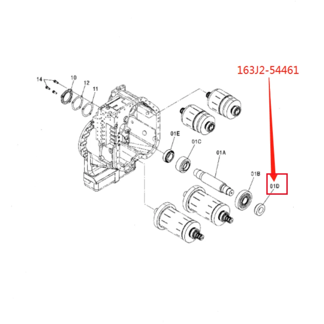 4713380 Original Loader Transmission Bearings for ZW310-5A