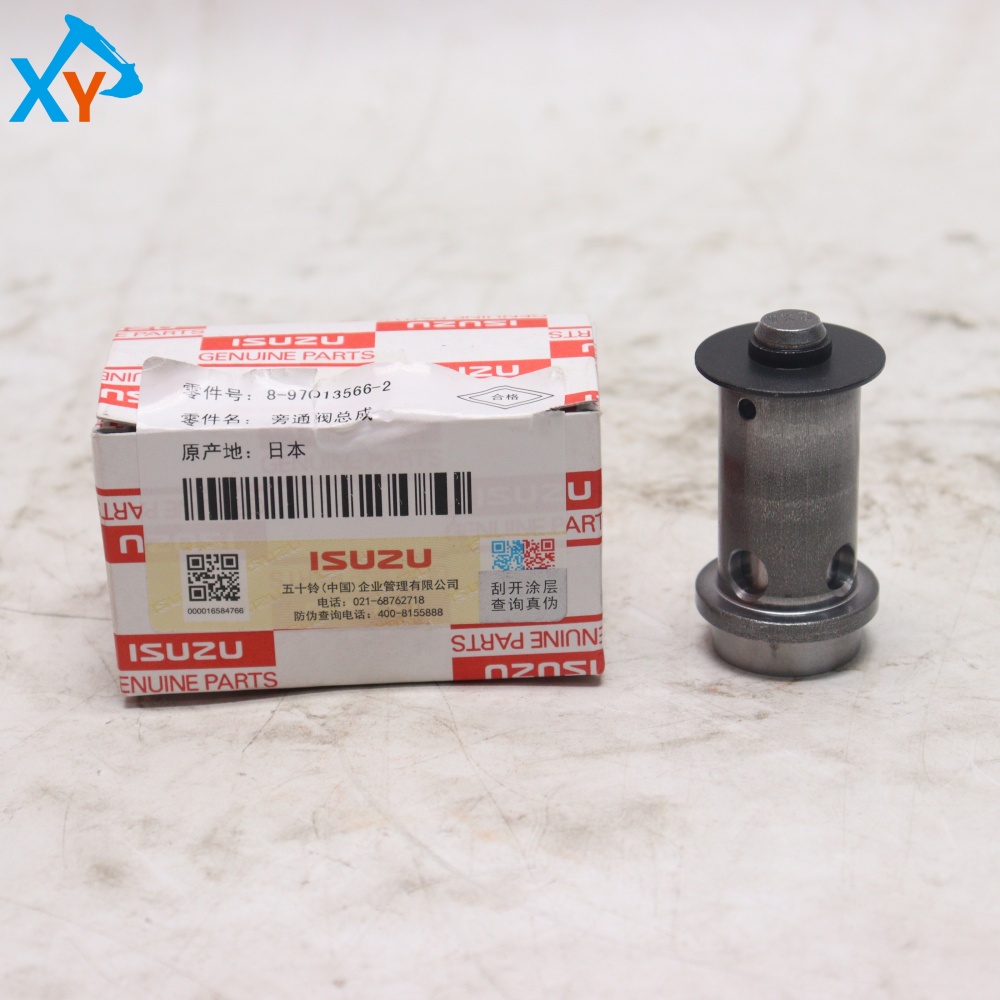 8970135662 Genuine 4HK1 Engine Parts Bypass Valve Assembly