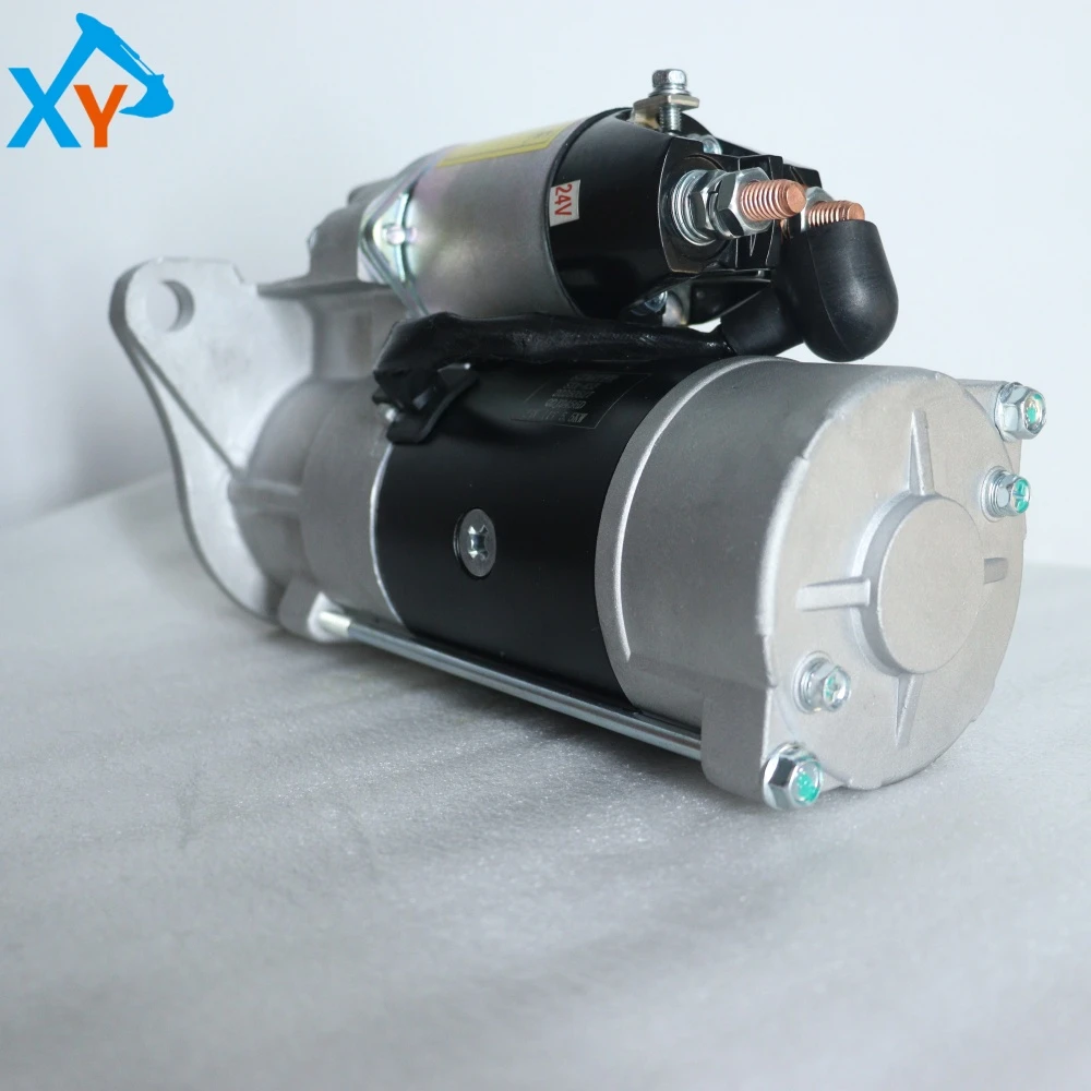 8980608540 Genuine Isuzu 6HK1 Starter Motor Assembly for Hitachi ZX330 ZX360 Excavator ﻿