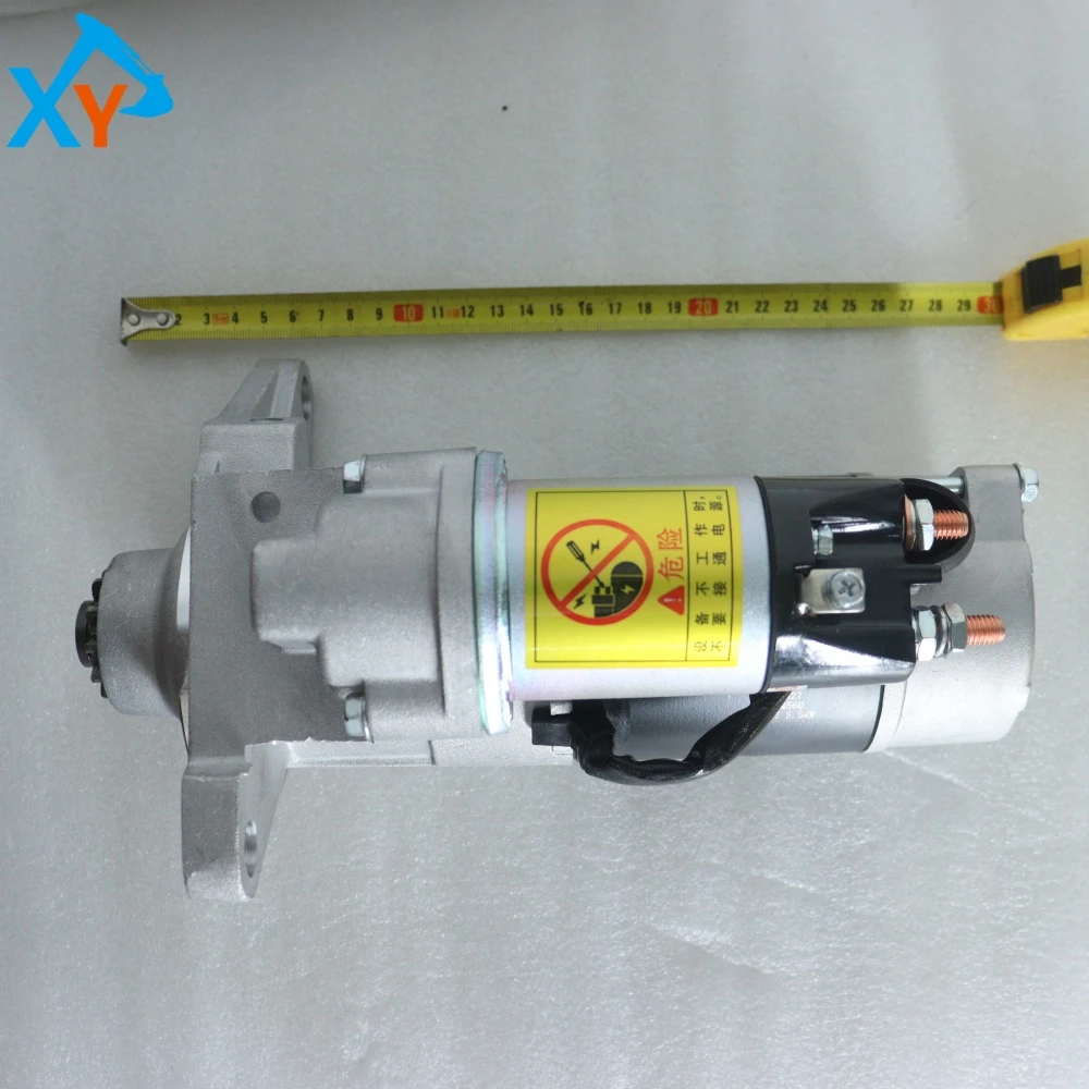 8980608540 Genuine Isuzu 6HK1 Starter Motor Assembly for Hitachi ZX330 ZX360 Excavator ﻿