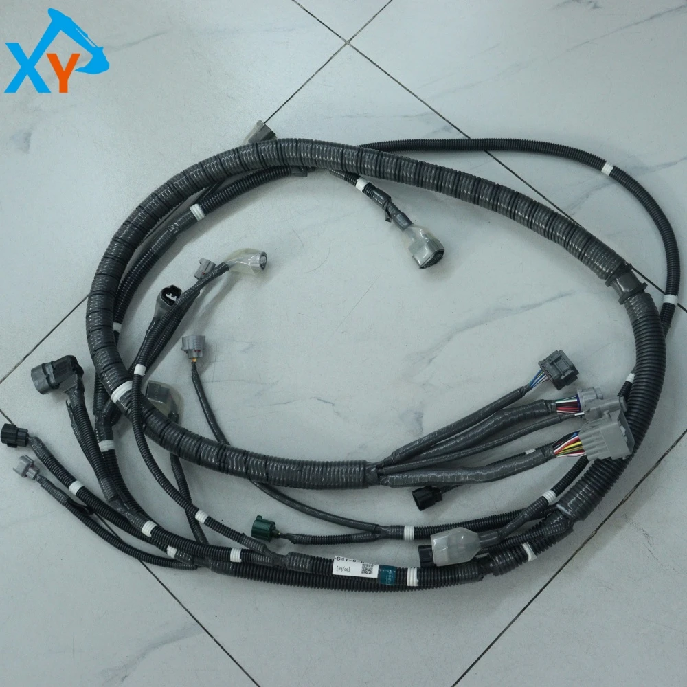 8982586410 Original Excavator 6WG1 Engine Wiring Harness for Hitachi ZX490-5A