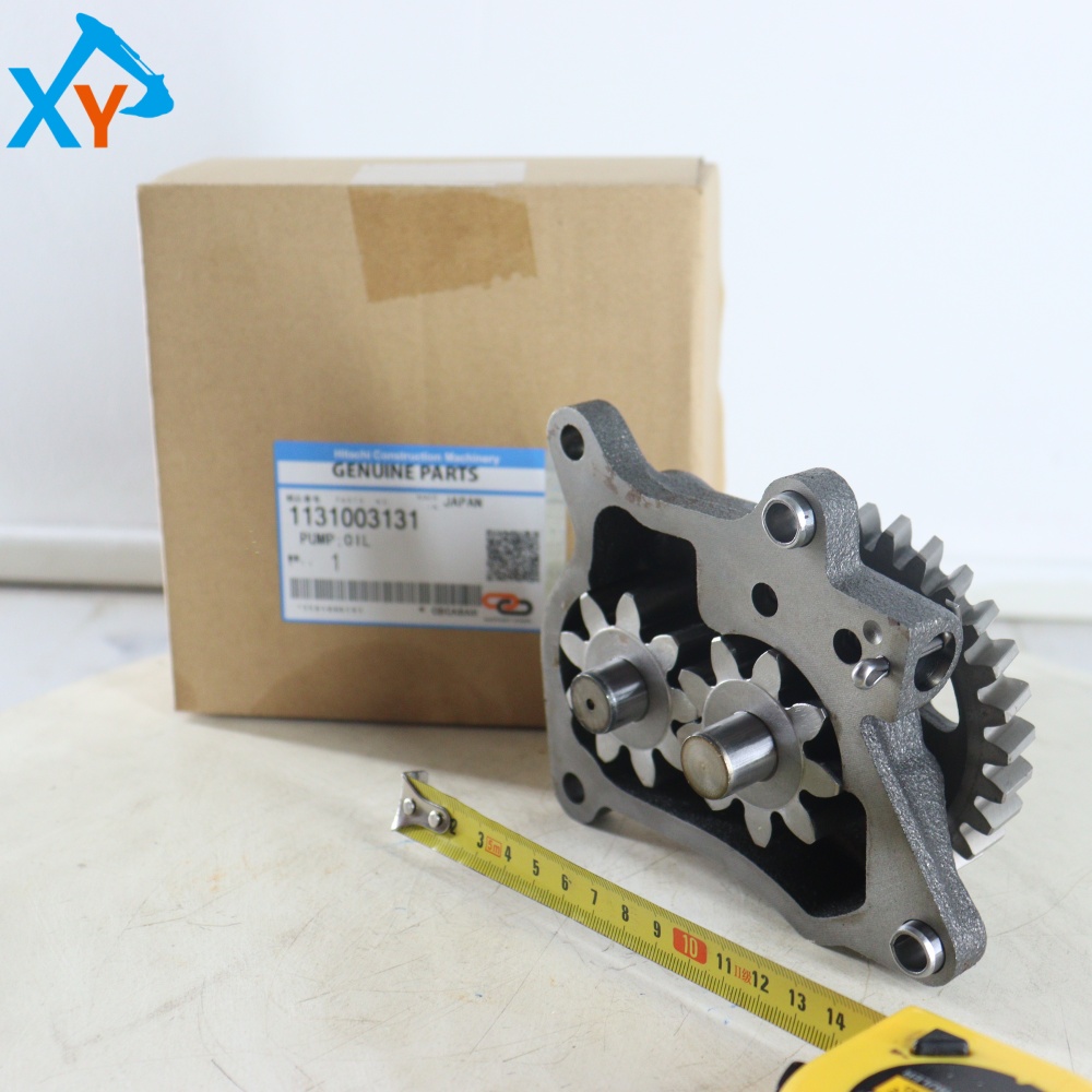 1131003131 Genuine Oil Pump for Isuzu 4HK1 Engine Hitachi Excavator Parts