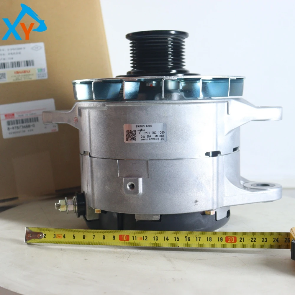 8978736880 Original Isuzu 6WG1 Engine dynamo for Excavator