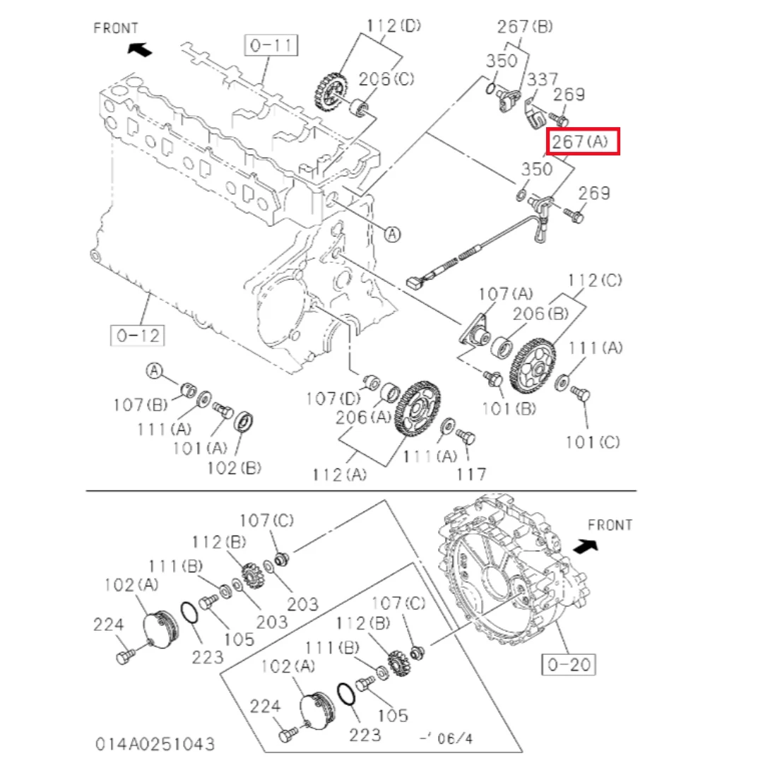 8980148310 Original Isuzu 4HK1 6HK1 Engine Sensor for Excavator