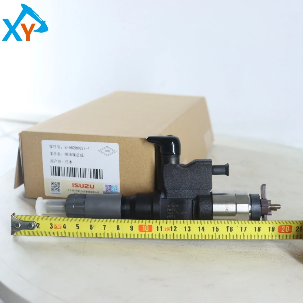 8982806971 Original Isuzu 4HK1 6HK1 Engine Fuel Injector for Engineering Excavator