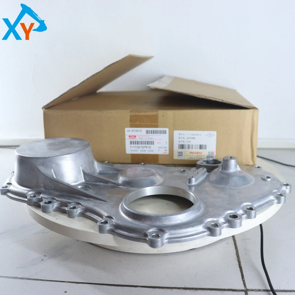 1113210790 Genuine Timing Gear Cover for Isuzu 6BG1 Engine Hitachi Excavator Parts