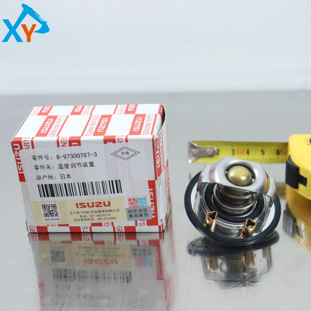 8973007873 Original Isuzu 4HK1 Engine Thermostat for Excavator