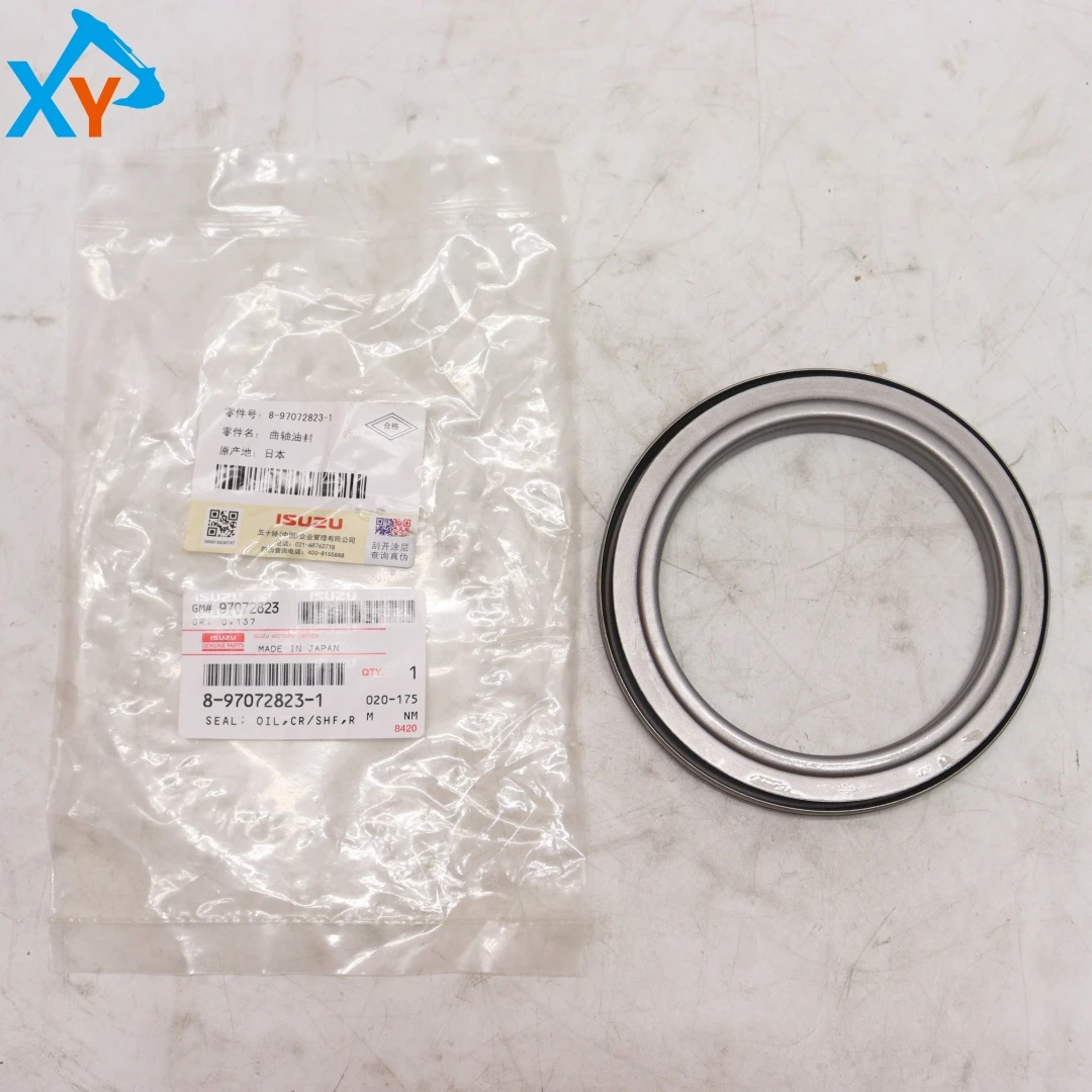 8970728231 Genuine Excavator 6BG1 Isuzu Crankshaft Rear Oil Seal for ZX270